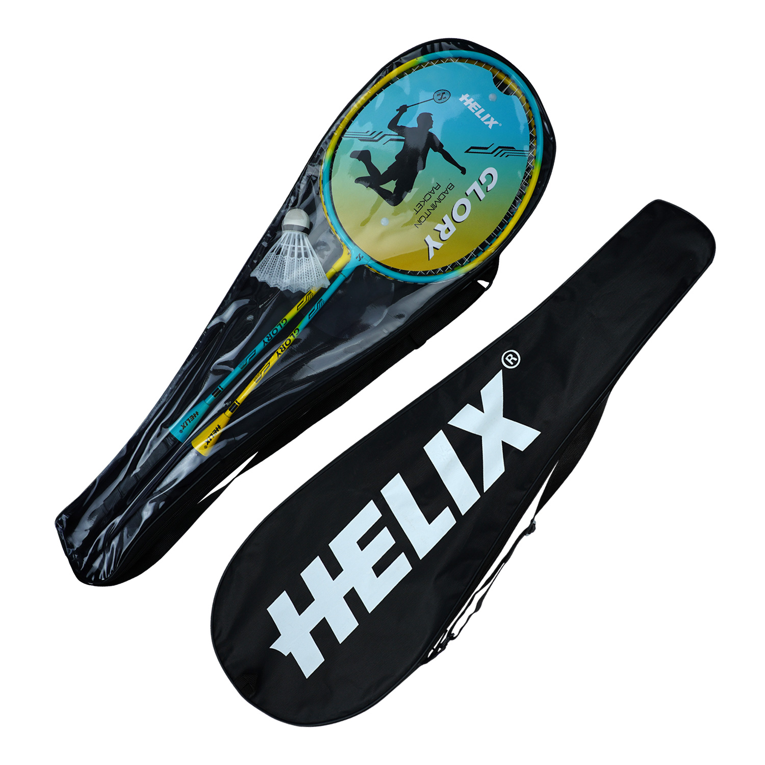 Helix%20Glory%20Badminton%20Raket%20Seti