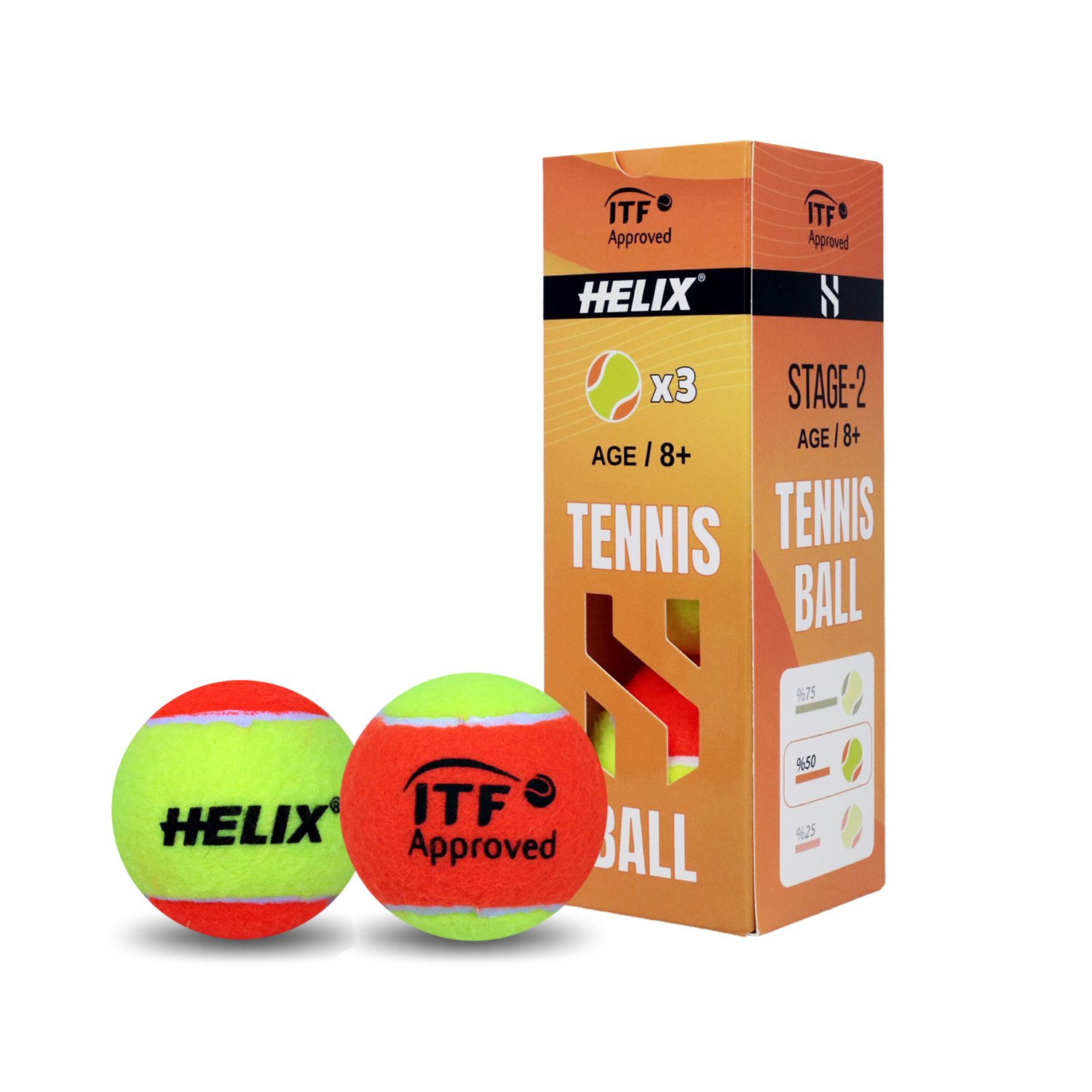 Helix%208+%20Yaş%20ITF%20Onaylı%20Tenis%20Topu