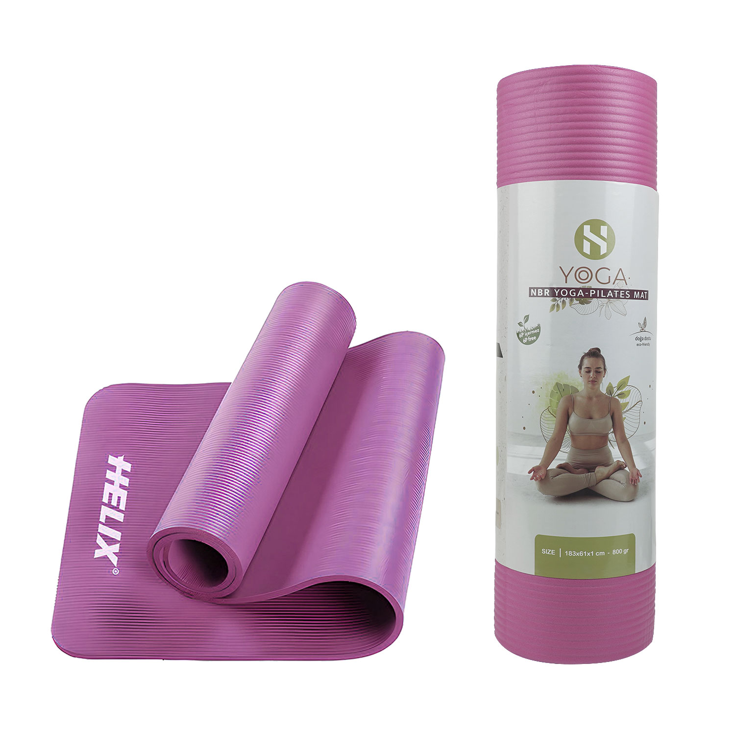 Helix%20NBR%20Yoga%20Matı%20-%20Pembe