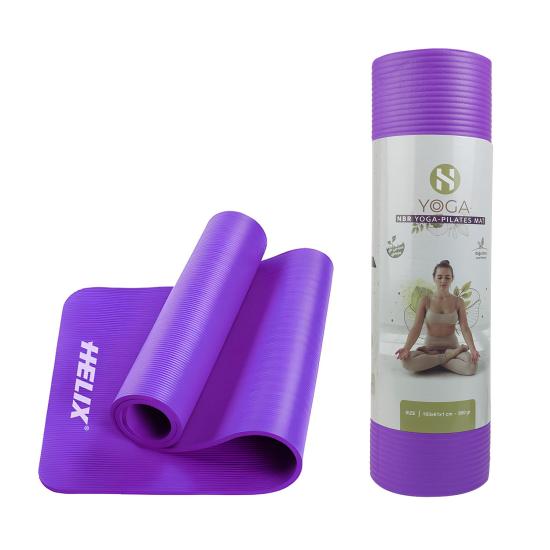 Helix NBR Yoga Matı - Mor