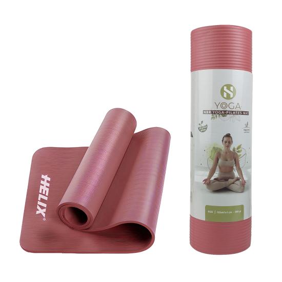 Helix NBR Yoga Matı - Kırmızı